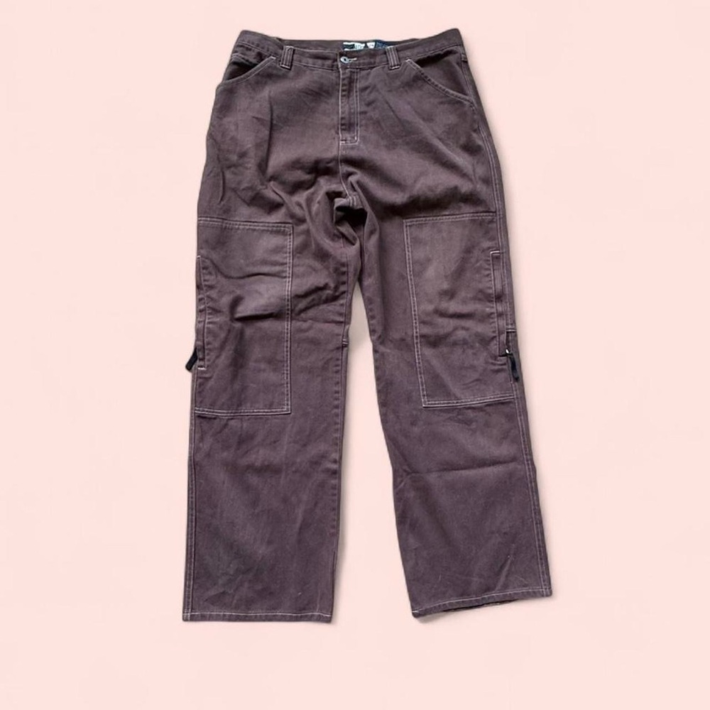 Plugg Dark Brown Cargo Pants